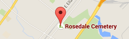 Map of Rosedale Cemetery